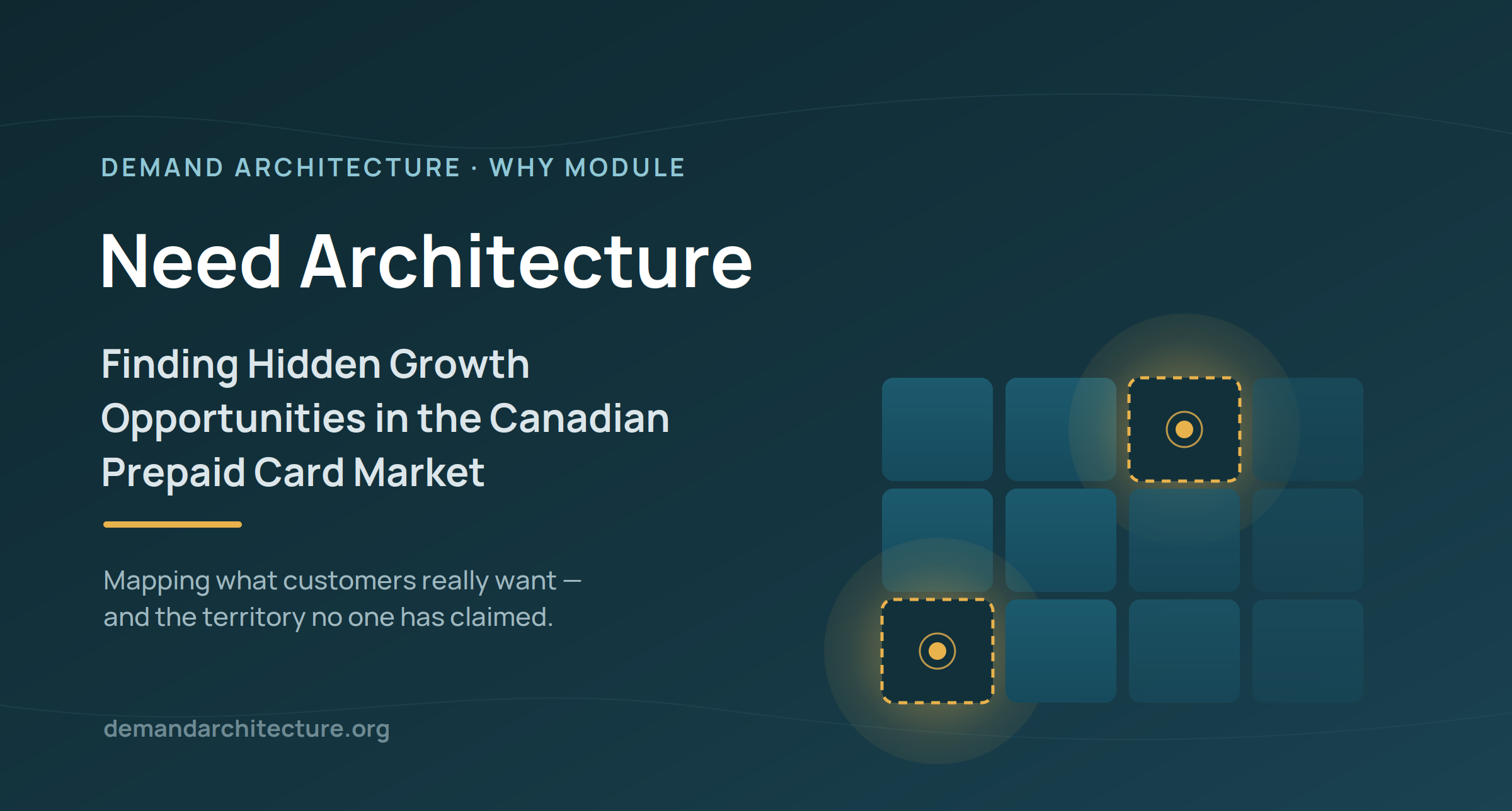 Need Architecture: Finding Hidden Growth Opportunities in the Canadian Prepaid Card Market